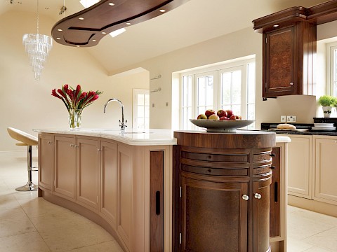 Callum Walker Interiors curved kitchen
