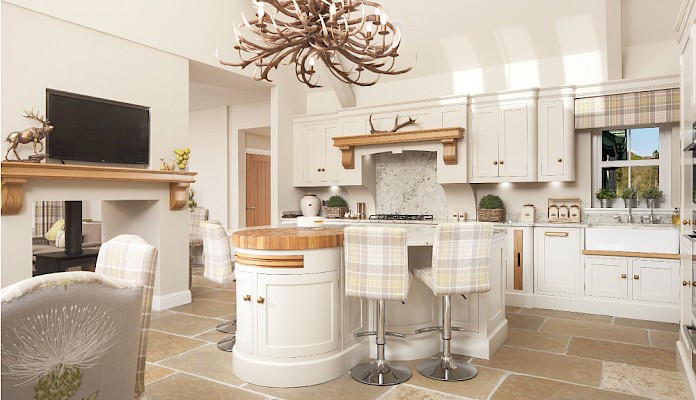Scottish home interior design. Kitchen Perthshire | Fife | Scotland